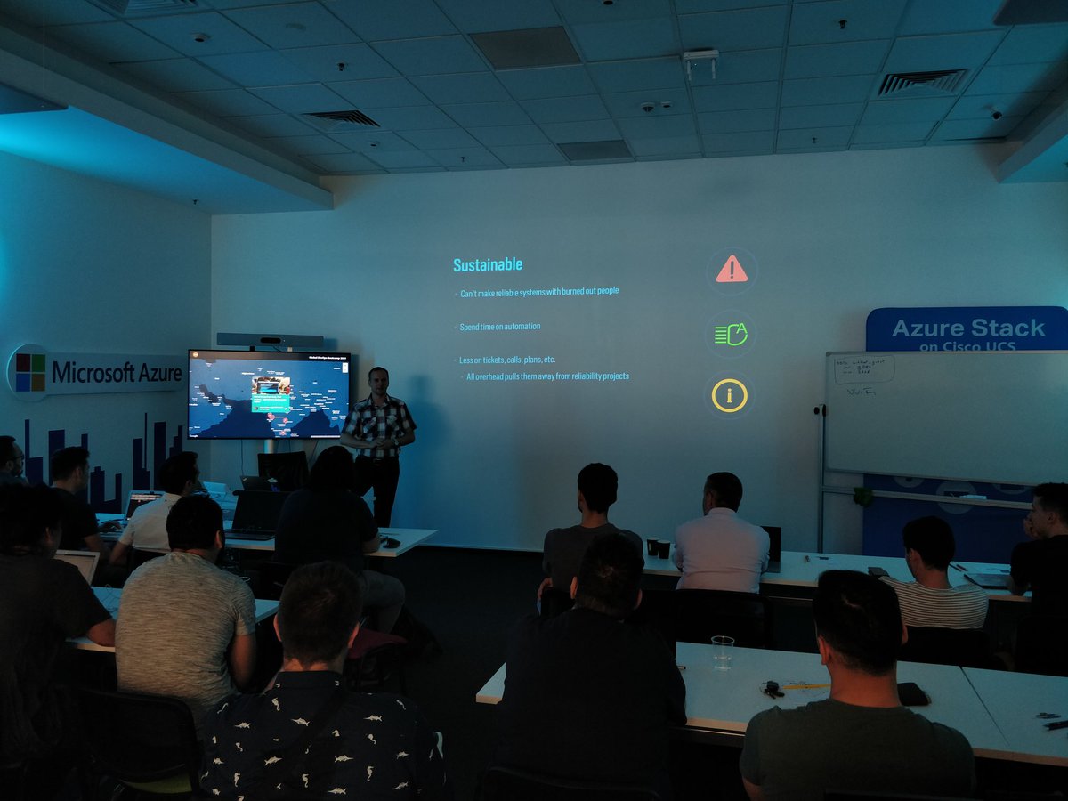 vizaster's tweet photo. Global Devops Bootcamp under way in Bucharest! #GDBC https://t.co/Pyom82KmnX