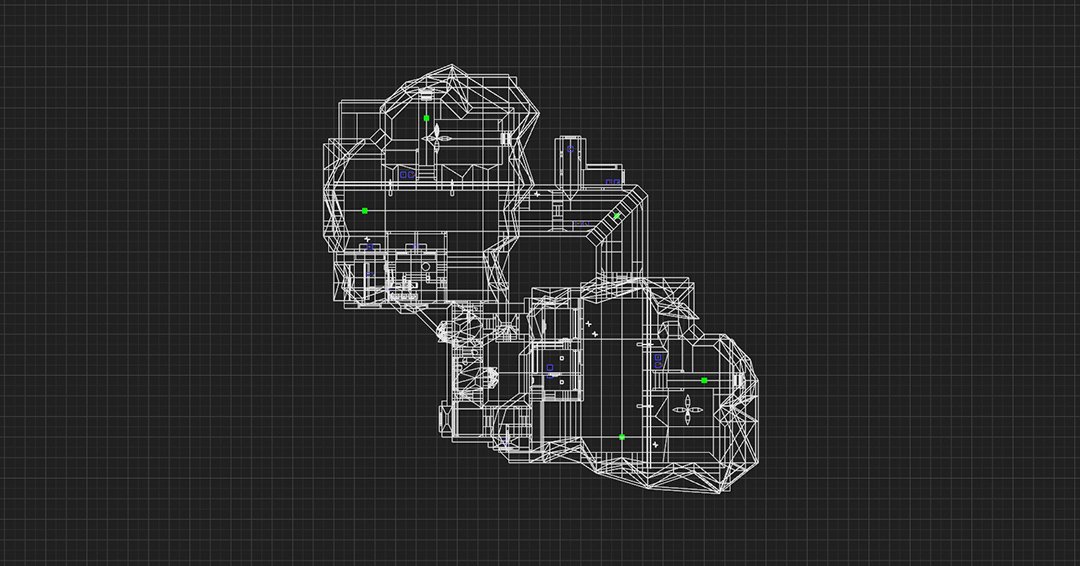 WizardExt's tweet image. Hidden2. Action Quake 2 map. Released in 2005. Small military-jungle themed map. I was inspired to build a Counter-Strike type of map, featuring choke points. Ground level is the only playable space, rest is backdrop. #actionquake2 #quake2 #idtech2 #gamedev #leveldesign