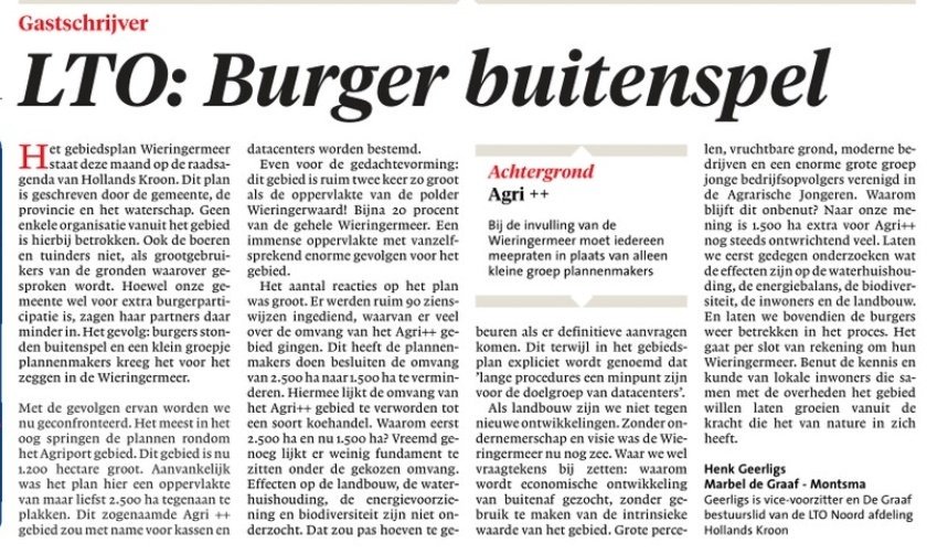 MarbeldeGraaf's tweet image. Dank @NHDSchagen voor het plaatsen van dit artikel in de krant vandaag.