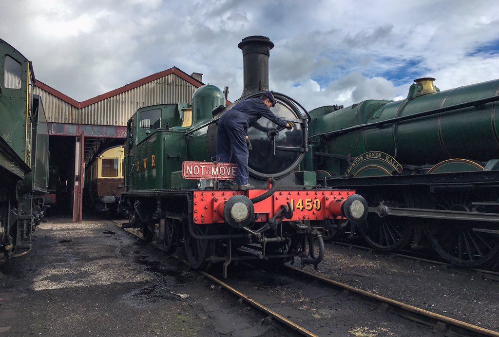 Getting all steamed up in preparation for <a href="/175Oxf/">175OxfBranch</a> at <a href="/DidcotRailwayC/">Didcot Railway Centre</a>
