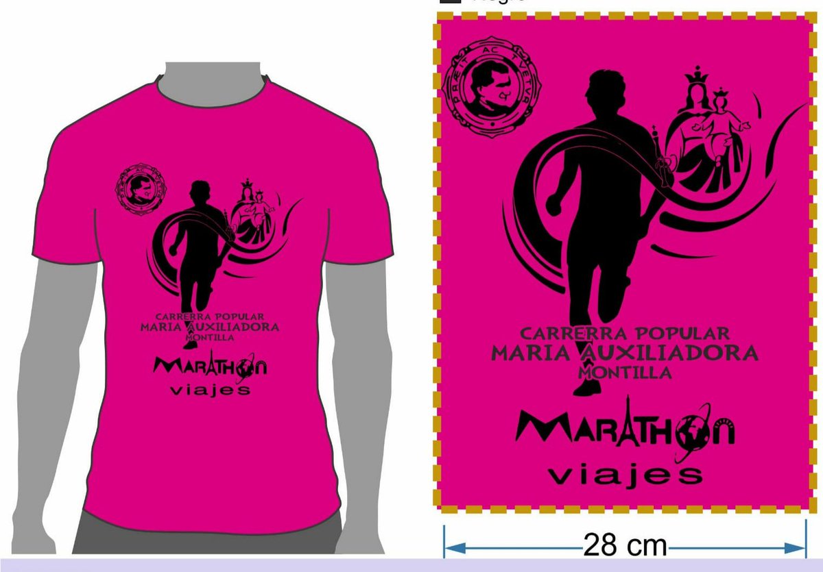 aaBoscoMontilla's tweet photo. 7 días y comienza la Nocturna de Montilla!!! en la XVI CARRERA POPULAR MARIA AUXILIADORA DE MONTILLA. Este ano fijaos el pedazo de camisetas que van a llevar nuestros corredores!!! Y los niños sus medallas como auténticos campeones que son!!!! Y por supuesto Bolsa de Corredor!!! https://t.co/Uu9c8aYUu5