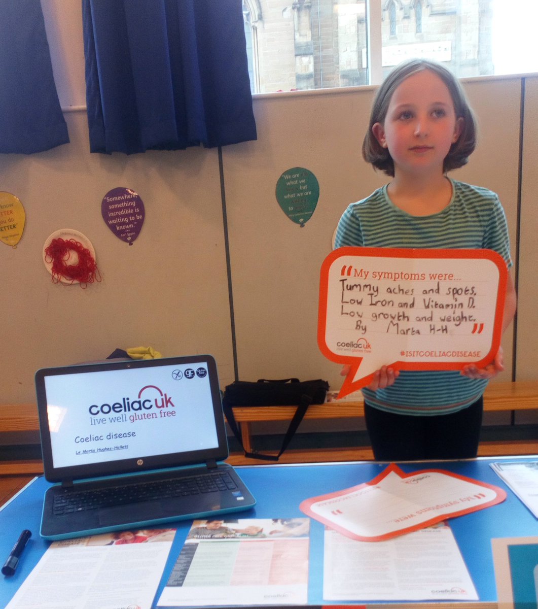 MireAnon's tweet photo. After her coeliac diagnoses back in January, Marta has embraced her new lifestyle and she's not afraid to raise awearness of it. Yesterday, she stood in front of her class and talked about it and at night she did it again for the parents. #coeliac  #seachdainslànachd https://t.co/AtpMJyqpuY