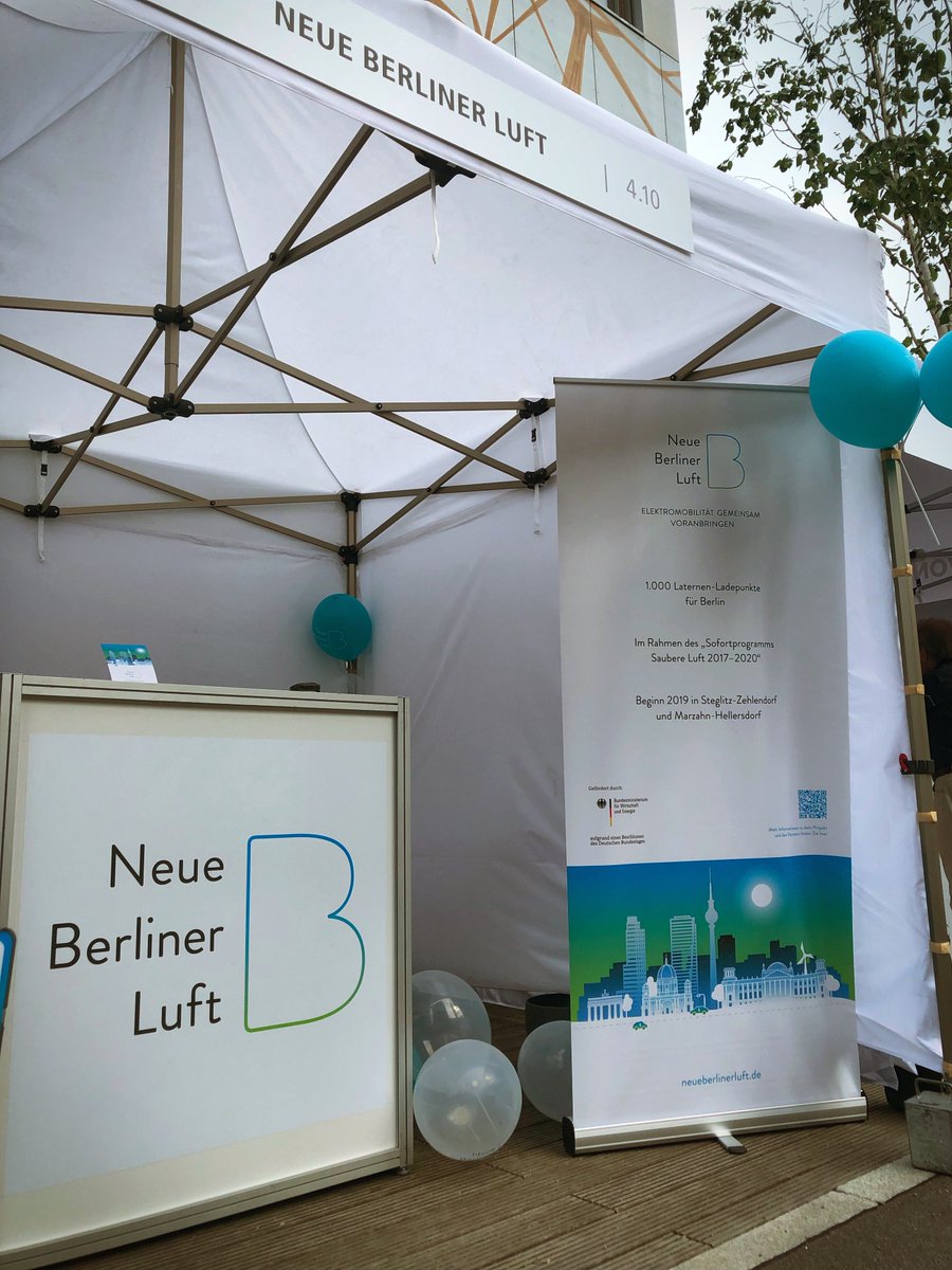 NeueLuft's tweet photo. Wir freuen uns auf euch heute beim #urbanmobilityday auf dem #eurefcampus #emobilität #laternenladen https://t.co/A1s0jcsMEx