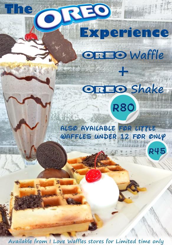 ilovewafflessa's tweet photo. I Love Waffles has a #schoolholiday special - Oreo Waffle & Oreo Shake for R80! Available in portions for kids under 12yrs for R45. Ts&Cs apply.
#ilovewafflessa #waffles #oreo #oreowaffle #oreoshake #chocolate #kids #whattodo #thingstodowithkids #deepsouth #simonstown https://t.co/wX2MOcwX1a