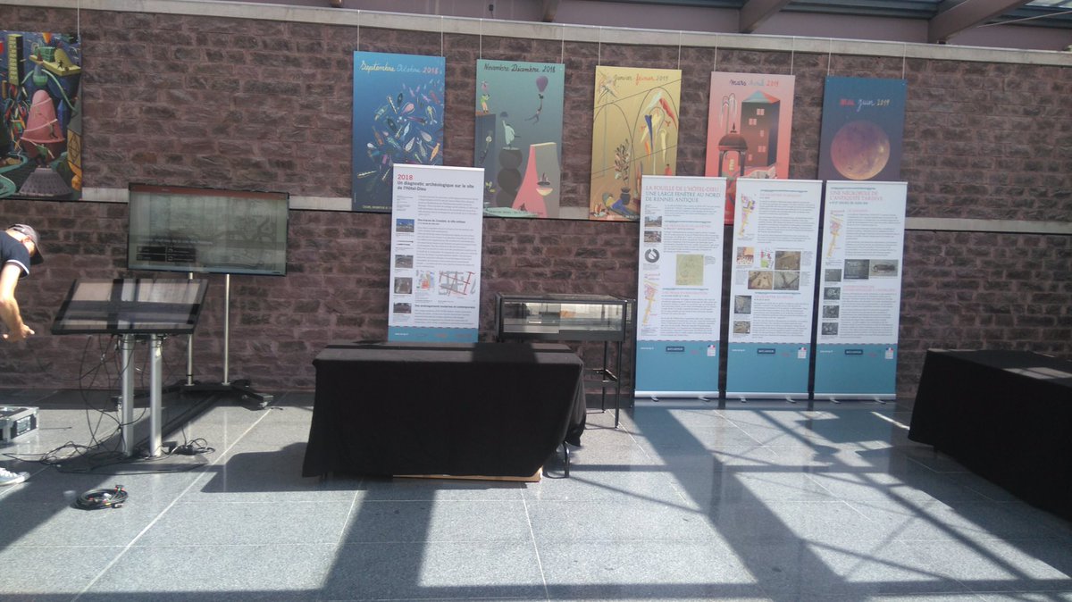 Inrap's tweet photo. Vous avez rendez-vous tout le week-end au @LesChampsLibres pour découvrir le Village de l’ #archeologie de Rennes
Au programme : #ateliers, visites guidées, #conférences, #projections, #ExploreGame, #spectacle en plein air... 🎭 https://t.co/fXF6v2uwMm