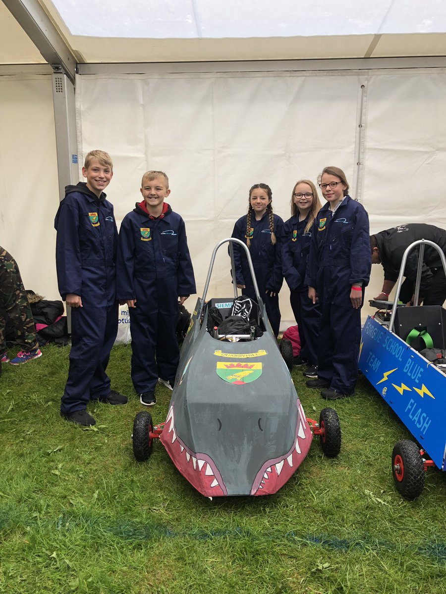 QuarryhillP's tweet photo. All set and ready to race today at Alford Transport Museum. @Greenpowertrust https://t.co/qJIdErOGuf