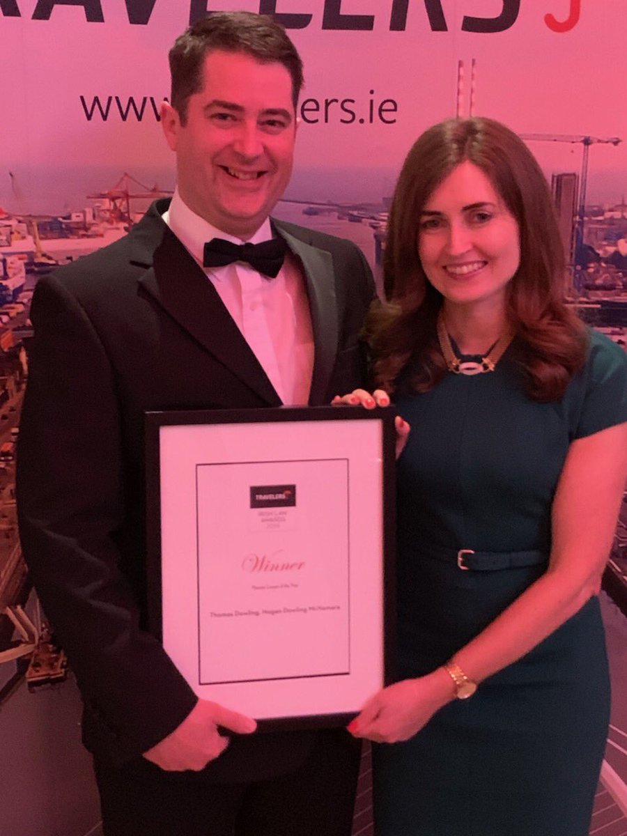HDMSolicitors's tweet photo. Well done to our very own Tom Dowling - Munster lawyer of the year https://t.co/yPDaTYyKnL