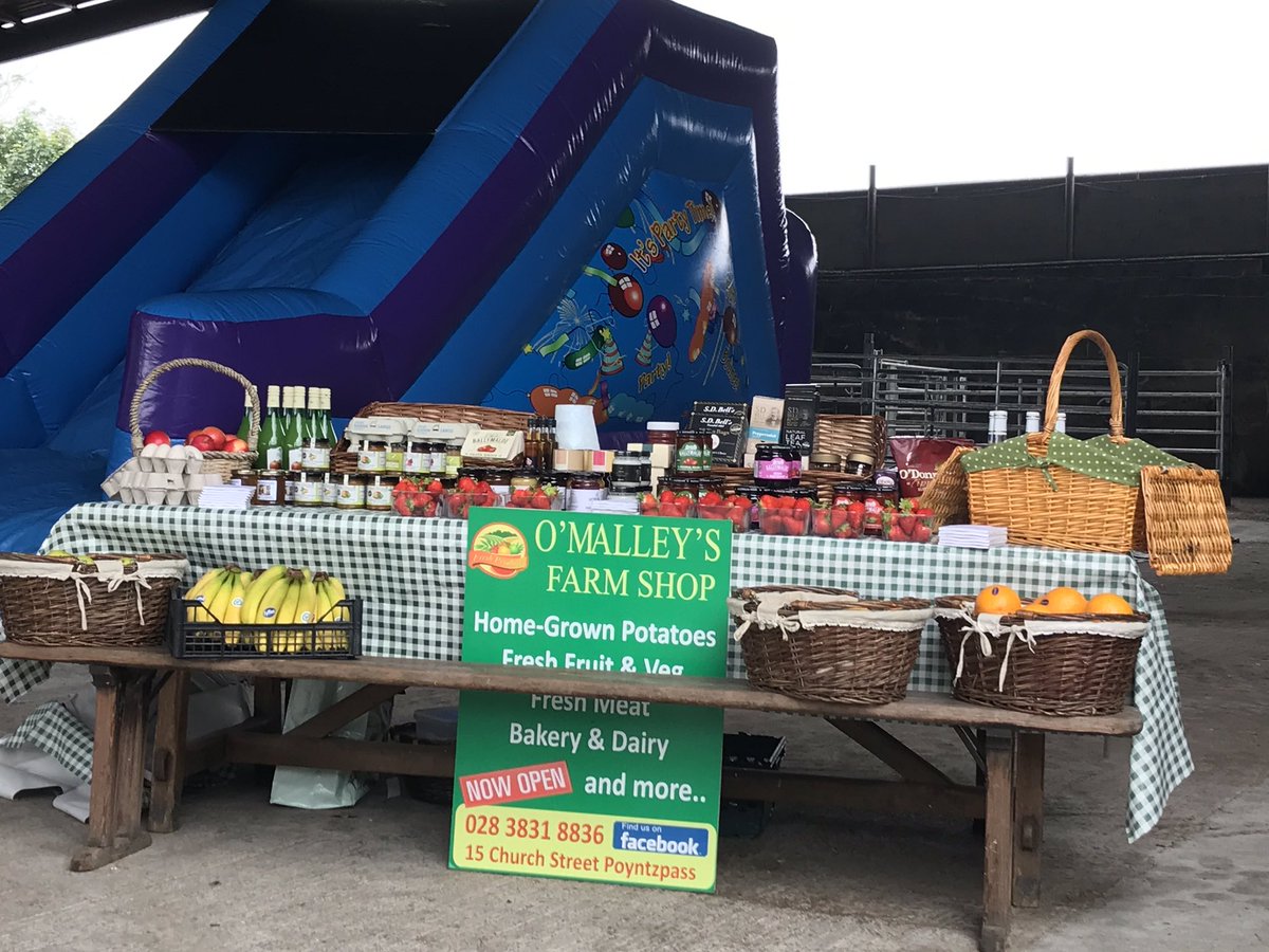 The rain has stopped and we are all go for @BOIopenfarm! Looking forward to welcoming everyone and showcasing our great local producers #farmtofork #boiofw19