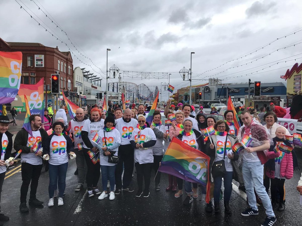 Coop_HowardBa's tweet photo. This was last week at Gay Pride Blackpool well done Co-op #TheCoopWay #BeingCoop #NA002 #LA005 https://t.co/AzRdGE8XqY