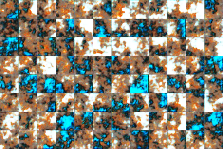 Local_Minimum's tweet photo. There's something quite satisfying with early images from nascent GAN-AI. I only wished I understood better how those tensorflow things work. https://t.co/X2fQHUgEWp