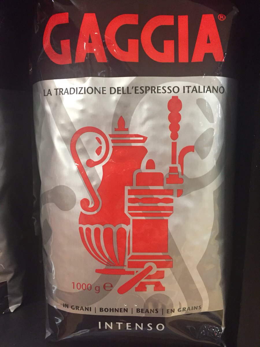 We have a great offer on our Gaggia coffee beans. This is intenso 80% arabica 20% robusto a lovely blend with a little kick. 
#Gaggia