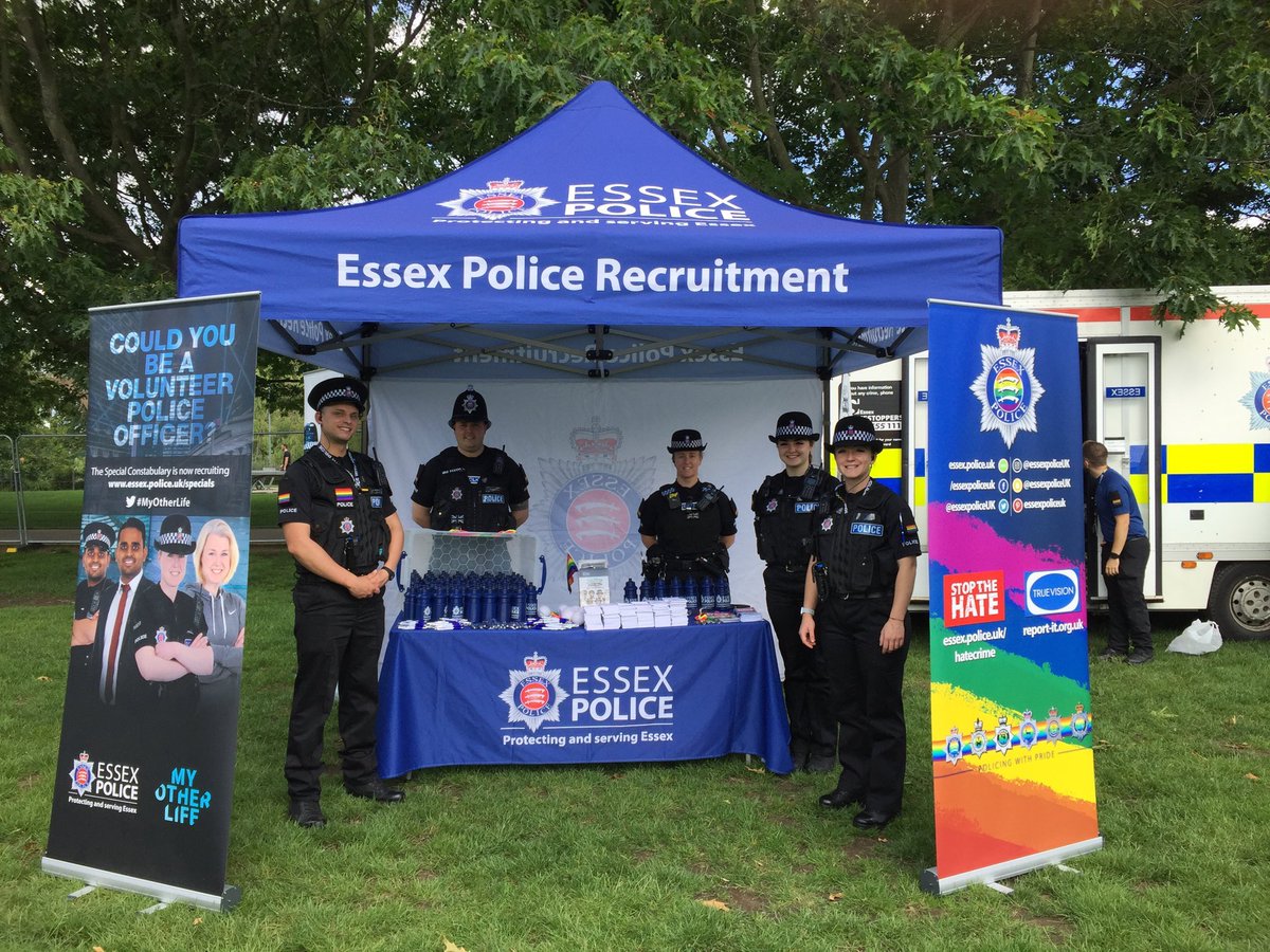 Today we’re at @EssexPride come and talk to us about joining us #EssexPride 🌈🏳️‍🌈