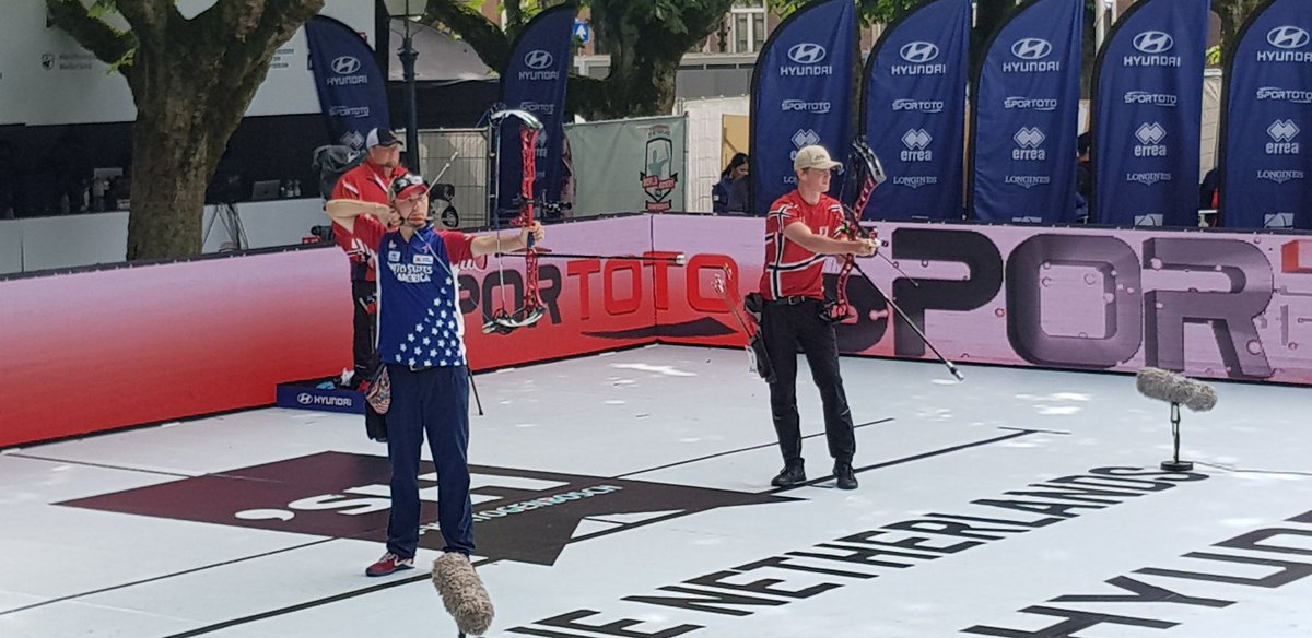 #dutcholympians#nvod US James Lutz wint Compound Finale in Den Bosch. Goud voor US, Zilver voor Noorwegen is