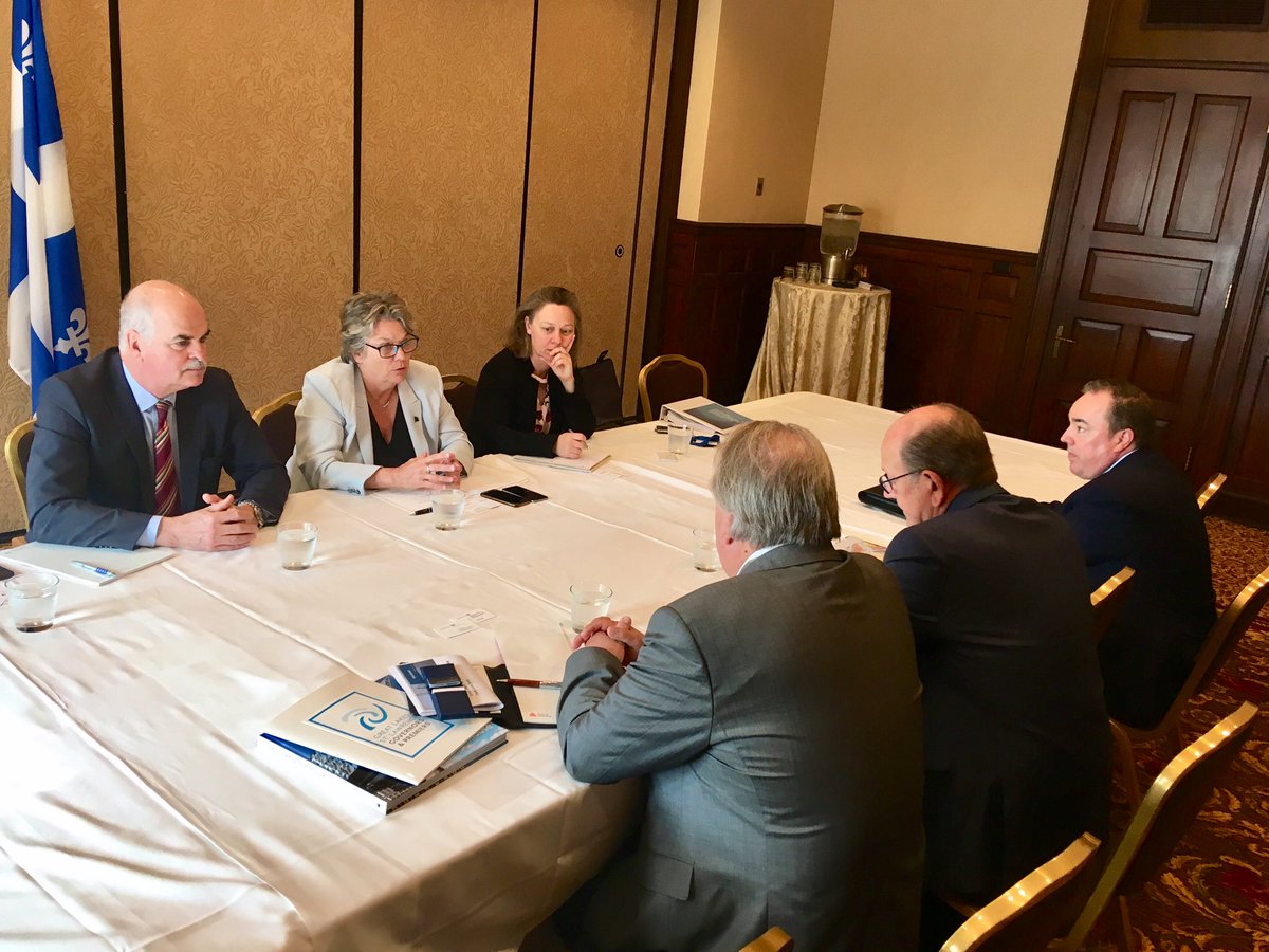 QcChicago's tweet photo. .@rouleauchantal, @PortMTL expanding global partnerships and exploring new markets with @PortofAntwerp. 🤝🚢🗺 #GSGP19 @Transports_Qc https://t.co/pWll5c8yan
