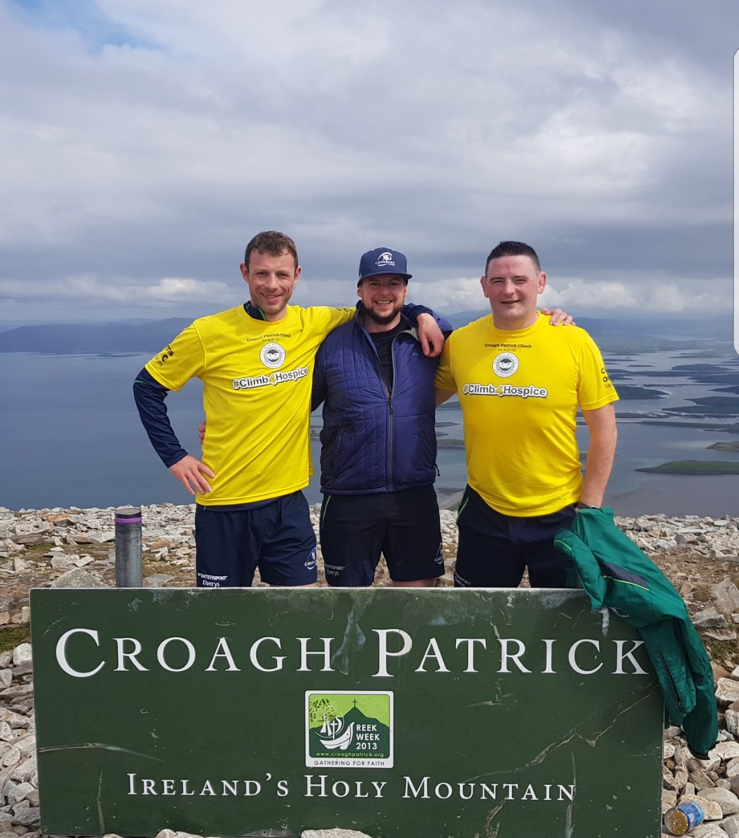 connachtrugby's tweet photo. Perfect conditions for the #climb4Hospice this morning. @connachtrugby delighted to be supporting this fantastic event and worthy cause https://t.co/7AEYKWtCvF