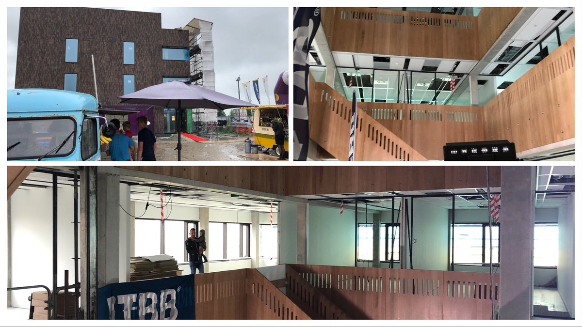 Even bliksembezoekje aan ons nieuwe kantoor in aanbouw in Leeuwarden #breeam
