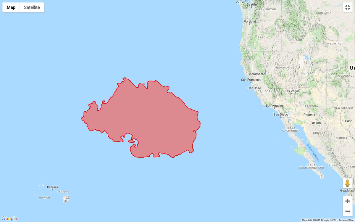 Pacific Garbage Patch Google Earth