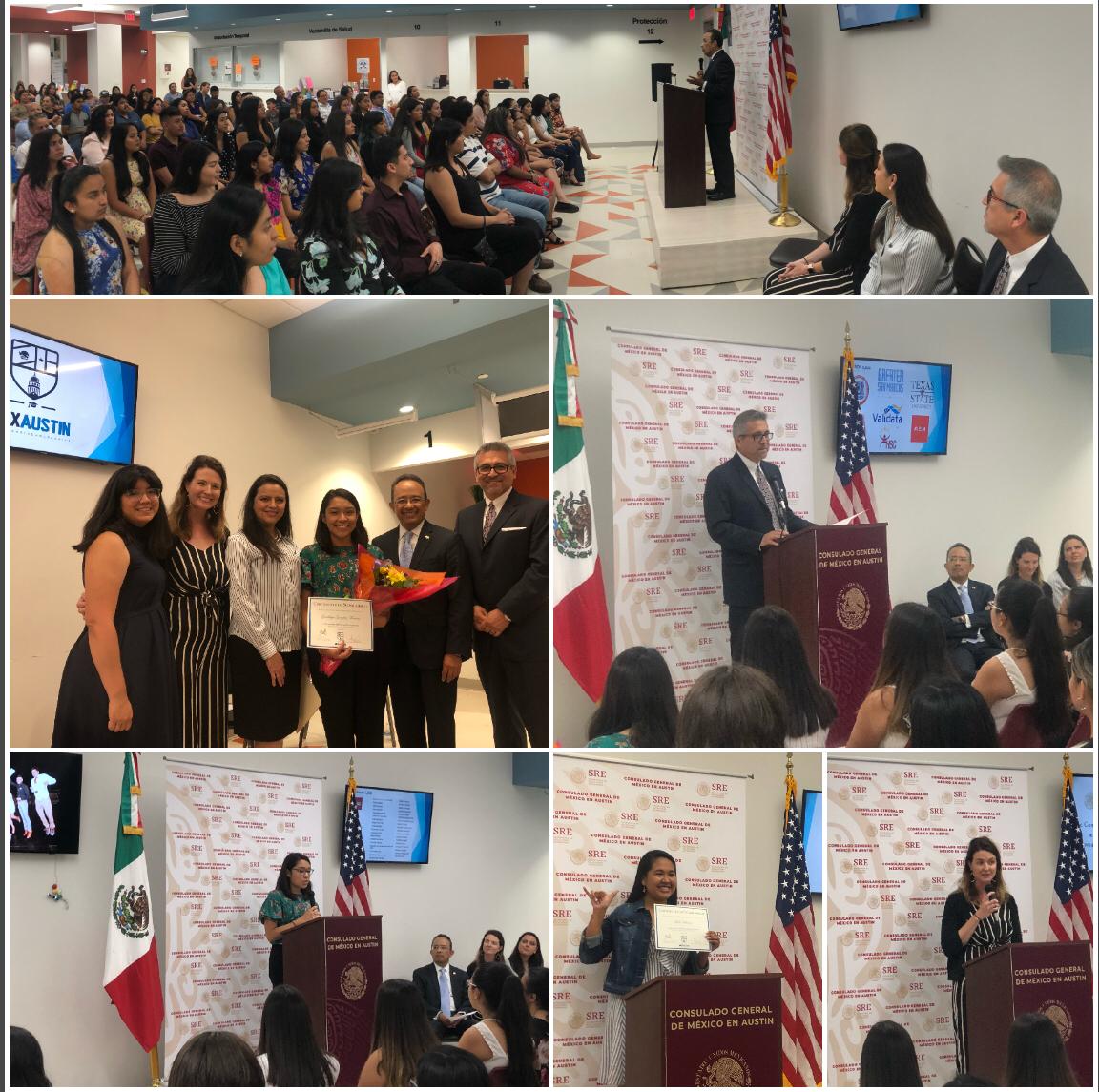 🎉👏🏽Congrats 4th/gen of #IMEBecas #MexAustin scholarships. Hispanic students represent the future of TX 👨🏽‍🎓👩🏽‍🎓. Thanks to our partner, @foundcom, to our keynote, @Ruelas30606, to our many sponsors & to t/evaluators who participated in t/selection process. Almost 500 grants in 4 yrs