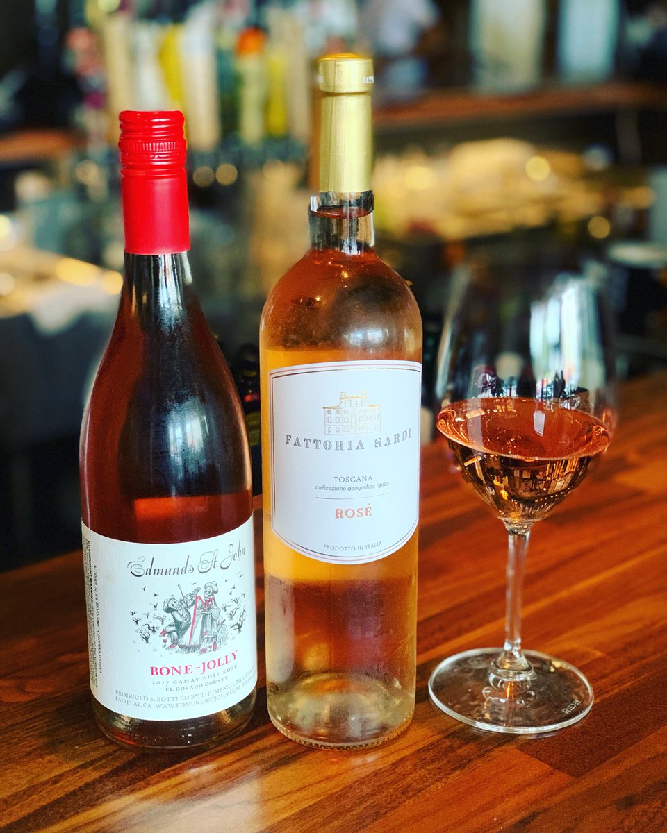 Stop by today for “Rosé All Day”! This week’s features are Bone Jolly Rosé from El Dorado County and Fattoria Sardi from Italy, both for $8. Come enjoy a refreshing treat and pair with one of our tasty new menu items! 
#Rosé #centralkitchenandbar #drinklocal