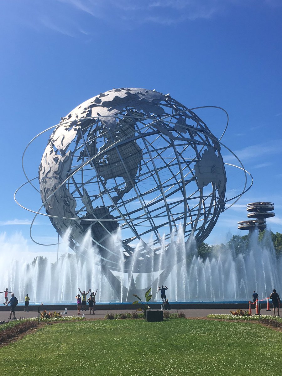 Flushing Meadows Park Thousands of runners turned out today for the in
