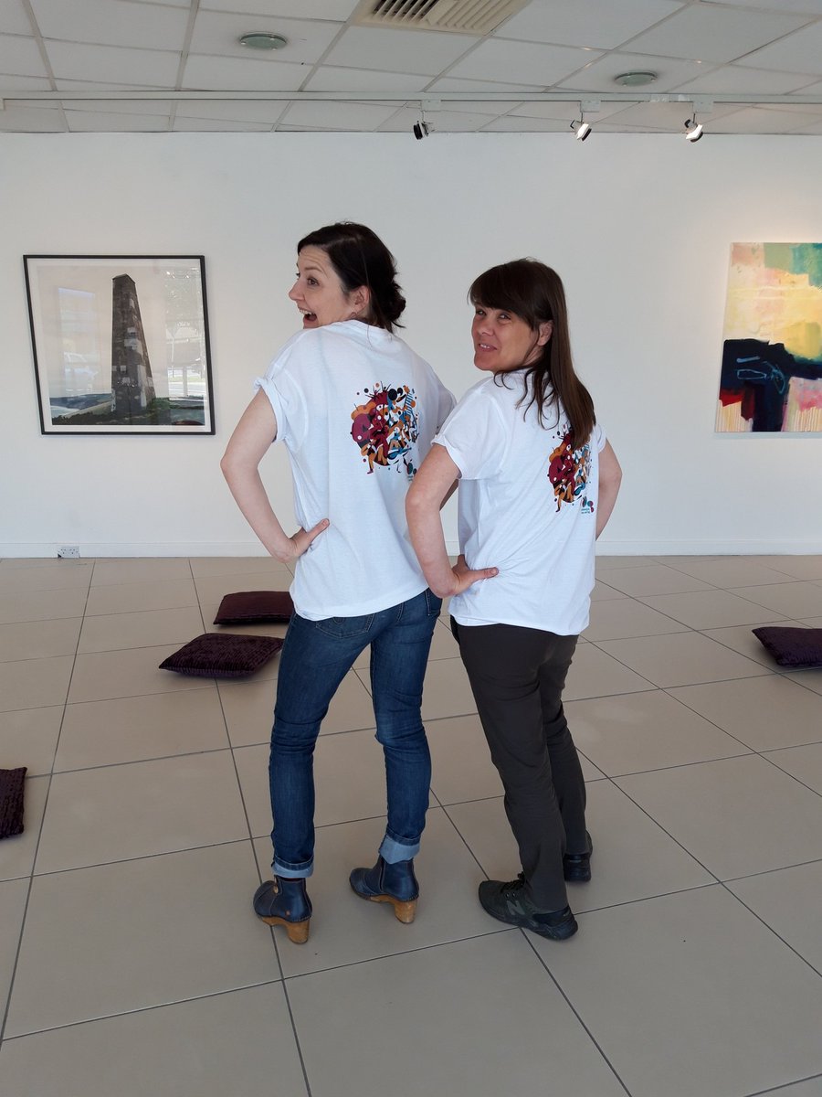 fingalarts's tweet photo. A big shout out to our young Fingal #cruinniútocreate ambassadors for the day @Draiocht_Blanch as they air guitar their way through their morning invigorated by the magic of Julie Tiernans music sessions for #earlyyears @Fingalcoco @creativeirl @JulesCM78 #creativefingal https://t.co/gomgOjXrqL