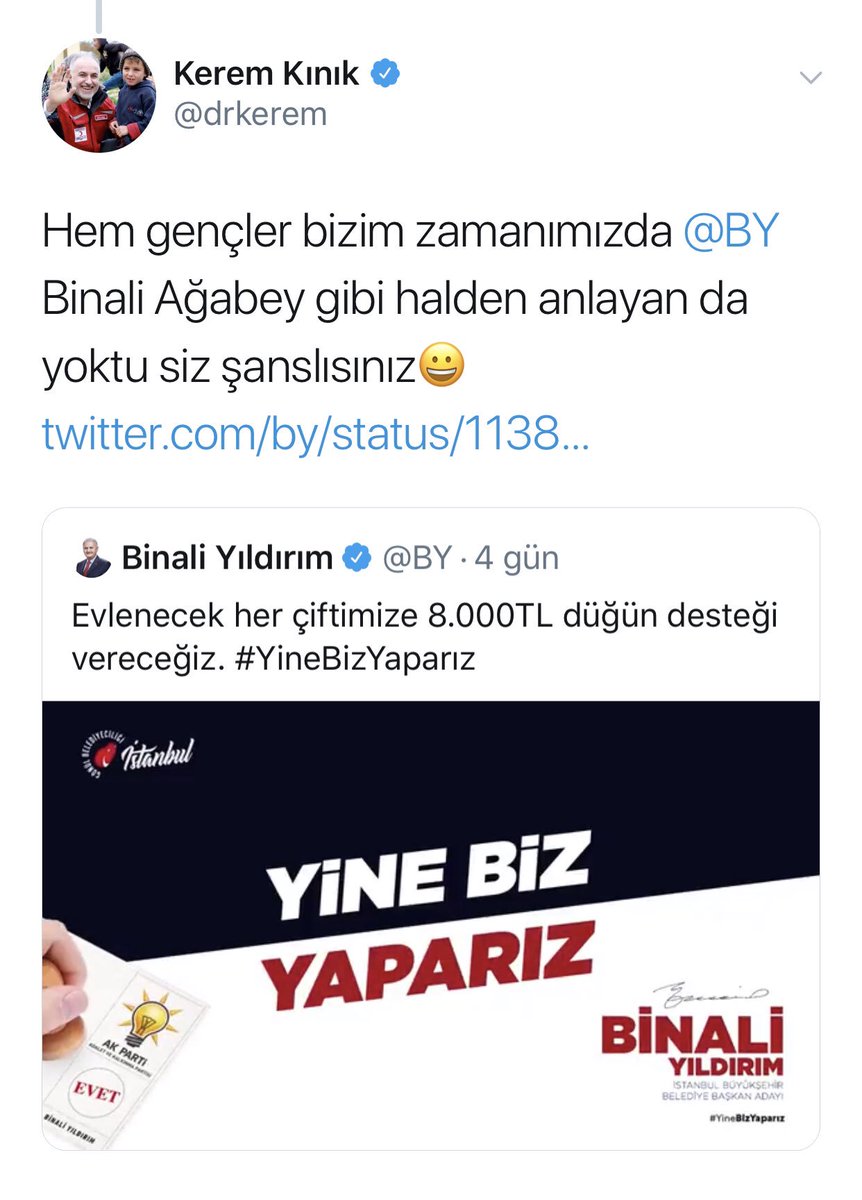 sen bu milletin ödediği vergiyi evine ekmek diye götürüyorsun kardeşim. temsilcisi olduğun kurum şu bu partinin değil, tüm vatandaşların öz malı. hiçbir partinin reklamını yapamazsın sen.