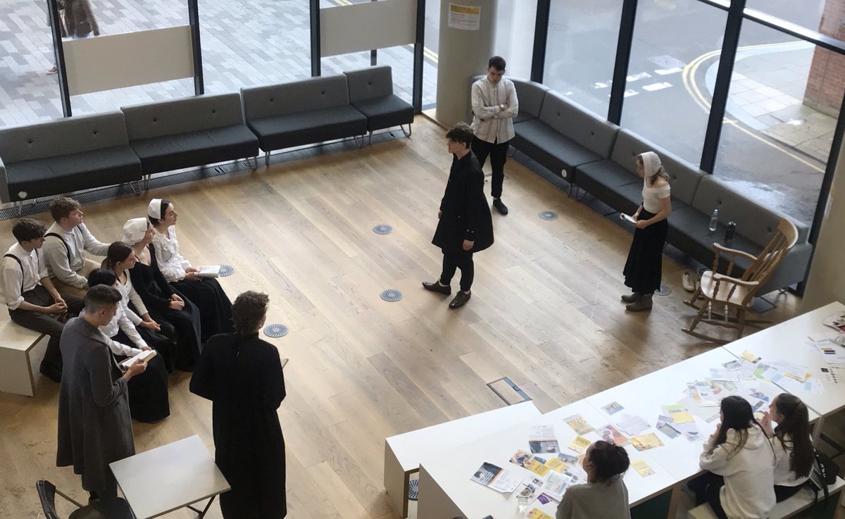 Another excellent performance by the super-talented students from <a href="/highstorrs/">High Storrs School</a> taking place in the Charles Street deli area 🎭