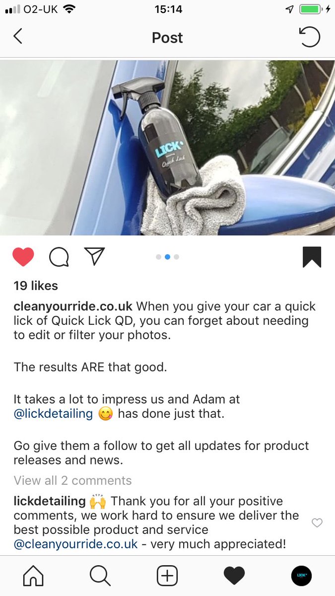 A great review from <a href="/cleanyourride/">Greg </a>