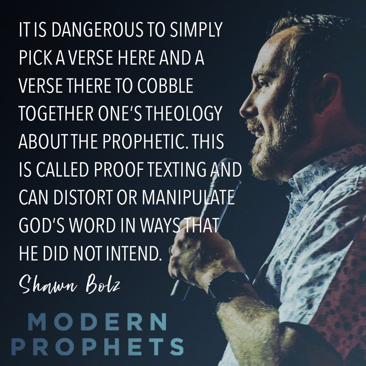 shawnbolz's tweet image. #modernprophets
