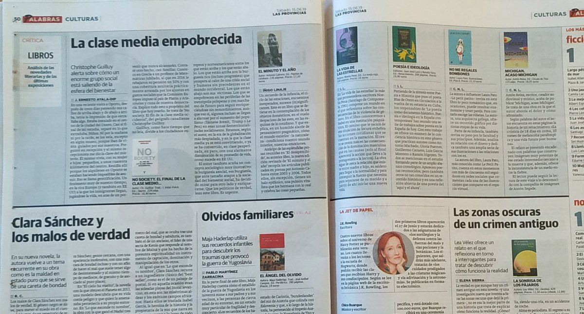 No todo es formar ayuntamientos. Cultura para formarnos en 'Palabras' 👇
🎼 Cuando la música suena a literatura
🎭 Críticas de 'El bramido de Düsseldorf' y 'El corazón de las tinieblas'
📖 Reseñas de los libros de Christopher Guilluy, Maja Haderlap, Lea Vélez, Clara Sánchez...