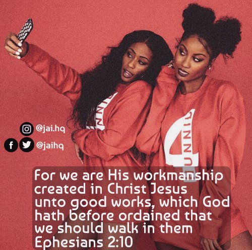 jaihq's tweet photo. FOR WE ARE HIS WORKMANSHIP
#psalms #dope #fear #jaivision #jai #pcreator #christian #faith #vision #visionminded #jesus #quotes #christ #church #gospel #christians #christianquotes #cool #boys #girl #cute #handsome #pretty #dapper #holy #holyspirit #bible #bibleverse #beauty https://t.co/GEpAcyQ61I