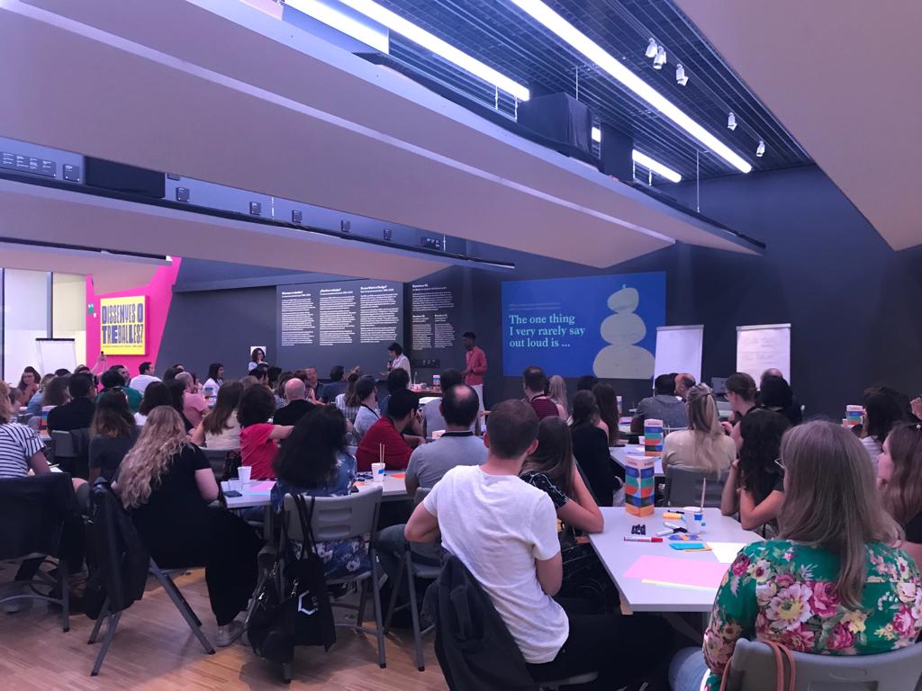 BCD_barcelona's tweet photo. 🔷 Today we put an end to a succesful #BDWSummit with the special masterclass 'Methods for invisibility’ with Meagan Durlak and Edwin Mwai from @IDEOorg. Thanks to all the attendees! #BDW19 #wellbeing #transitions #SDDBCN #servicedesign https://t.co/O7DC27sLqH