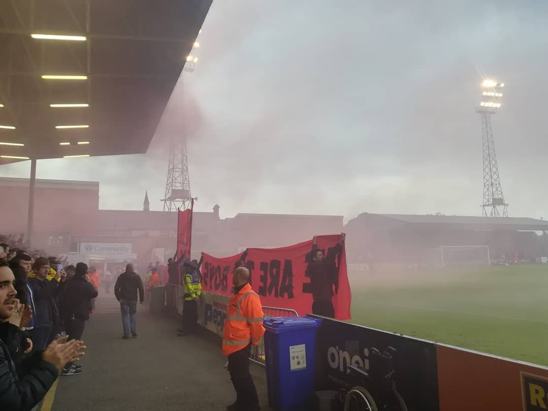 _Jimmybck's tweet photo. The Dublin derby :
Bohemian FC - Shamrock Rovers 🇮🇪
#dublinderby #groundhopping https://t.co/eDwCzbebQb