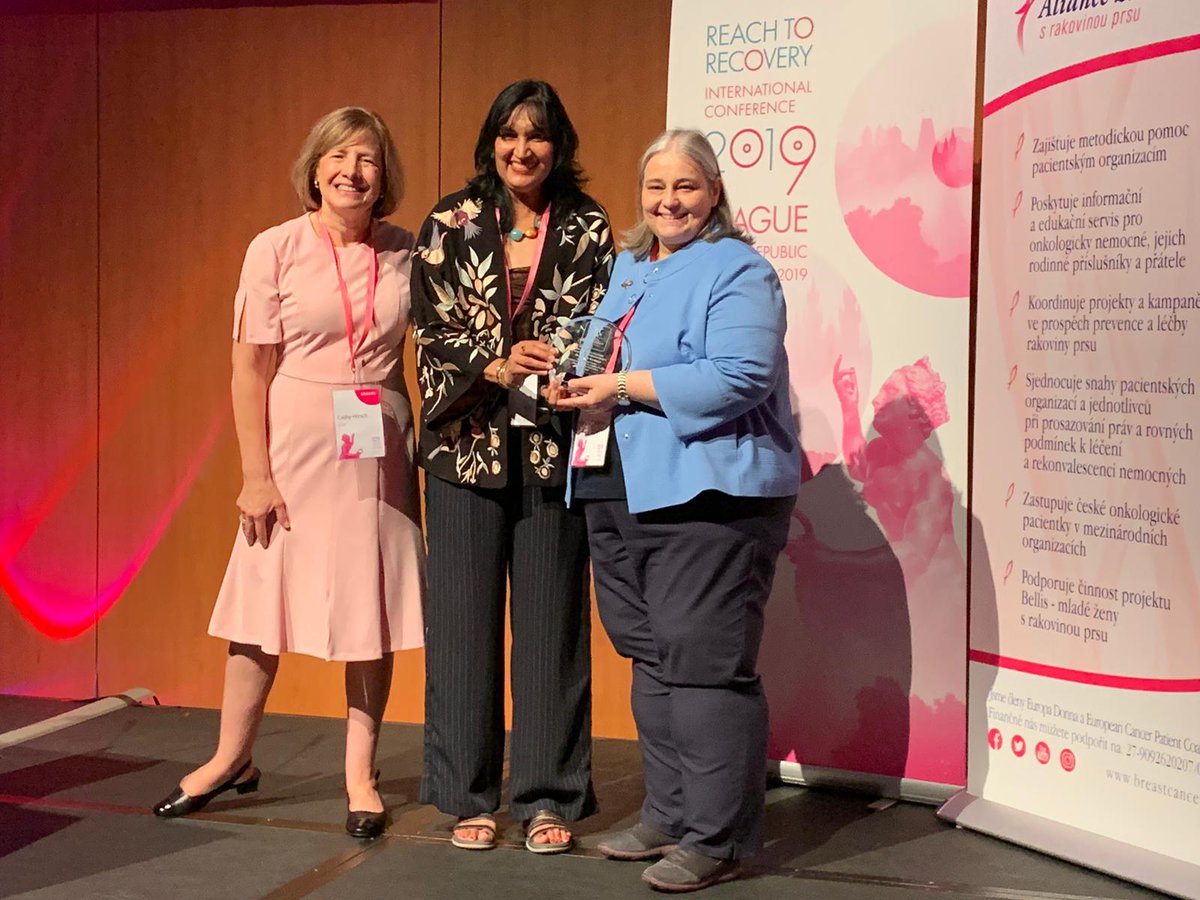 ABCGlobalAll's tweet photo. The Reach to Recovery International Health Professional Medal goes to... Dr Fatima Cardoso chair of the ABC Global Alliance! And we are very proud of it! https://t.co/vJeMGmkdf0