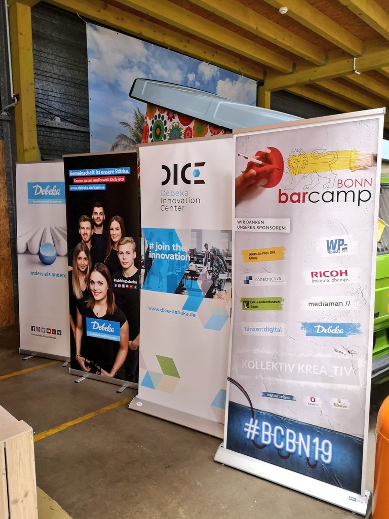 Dice Teresa Heute Barcamp Bonn bn19 Debeka Und Dice Sind Am Start In Der Super Coolen Location Basecampyounghostel