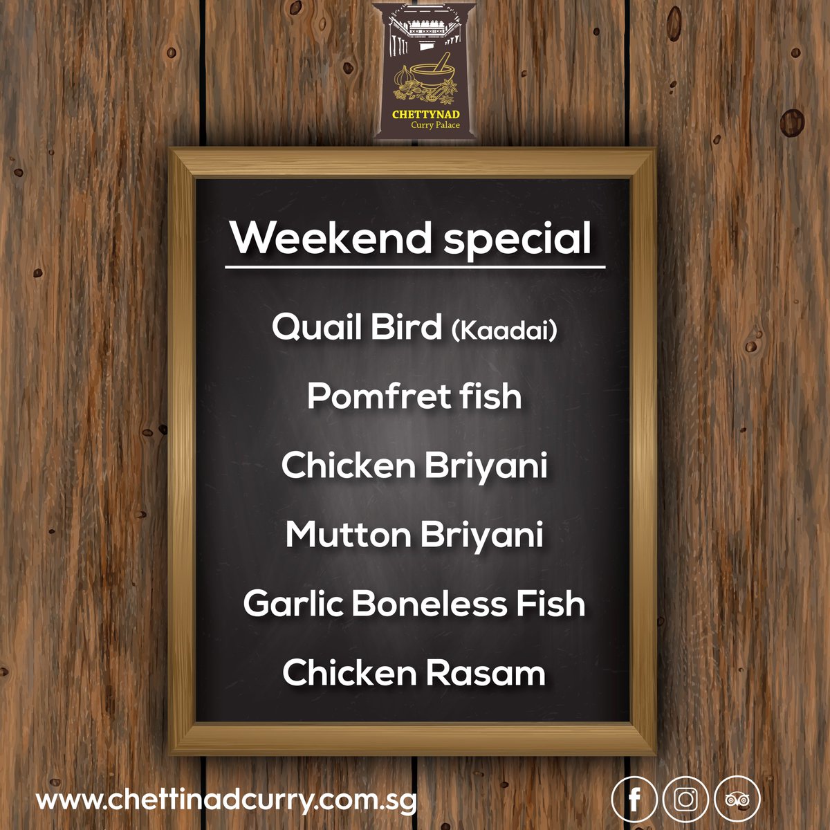 #chettynadcurrysg #amazing #special #recipes #quailbird #chickenbriyani #muttonbriyani #chickenrasam #pomfretfish #garlicbonelessfish #foodiee #foodlover #foodeating #enjoy #weekend