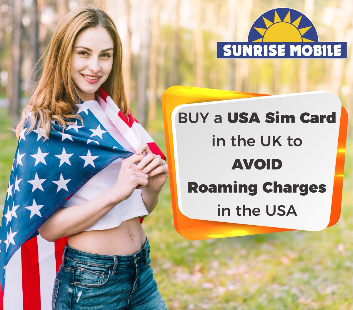 Excited for your USA trip but tensed about buying another #foreign number? Be relaxed. With Sunrise, you do not need to buy extra number for visiting or traveling the USA as we will issue you the #USA number on the same #sim which you can use on local #US charges. #sunrisesim