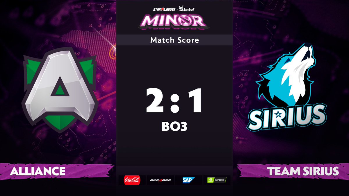 Alliance vs Team Sirius StarLadder Minor S2