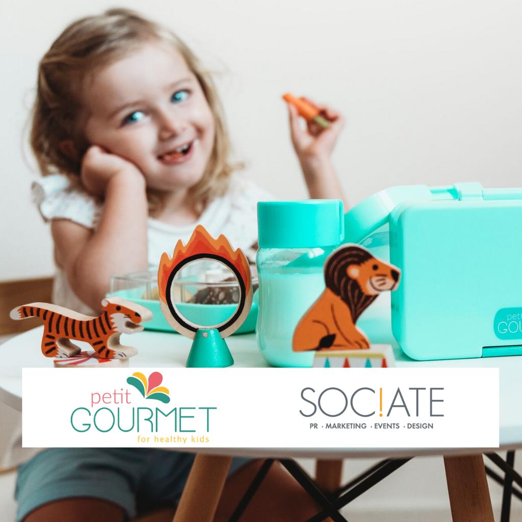 sociateuae's tweet photo. Time to ring the new client bell! ๐๏ธ
We're excited to be working with @petit_gourmet_uae - organic, healthy and eco-friendly kids' lunch boxes delivered to schools and nurseries across Dubai!
Stay tuned for more!
#teamSOCIATE https://t.co/MFAJFOQROj
