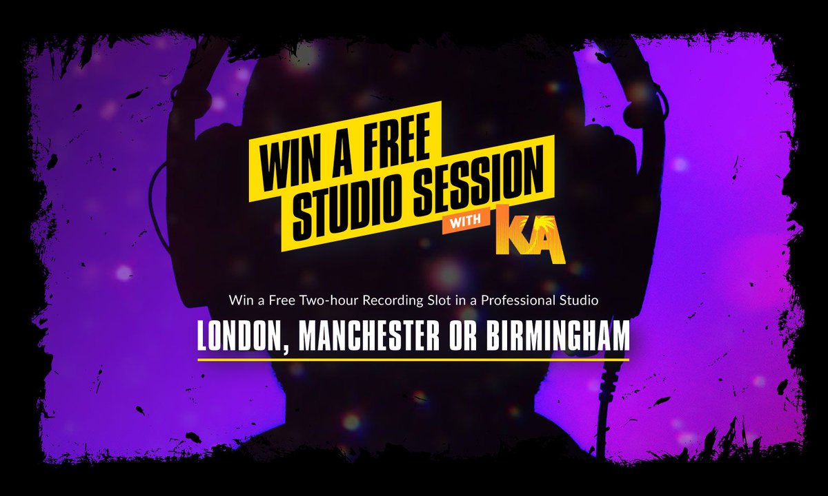 🎙 Here's how you can win a free studio session with <a href="/KAdrinks/">KA</a> in London 

➡️ bit.ly/2XN0XOR