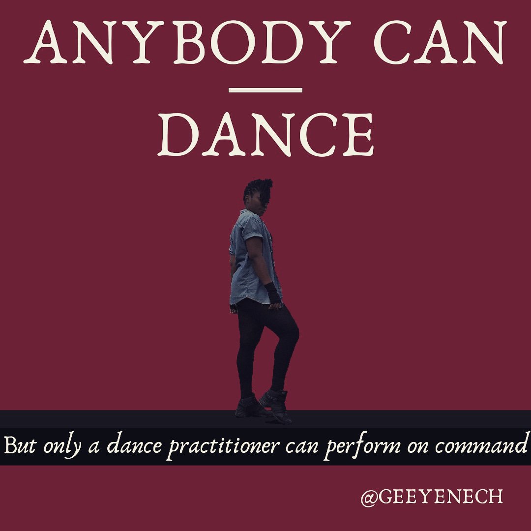 geeyenech's tweet photo. Taking the time to learn a craft always pays. It could start out slow but... hold on #dance @yawazobiafm https://t.co/M1cVUOSDkv