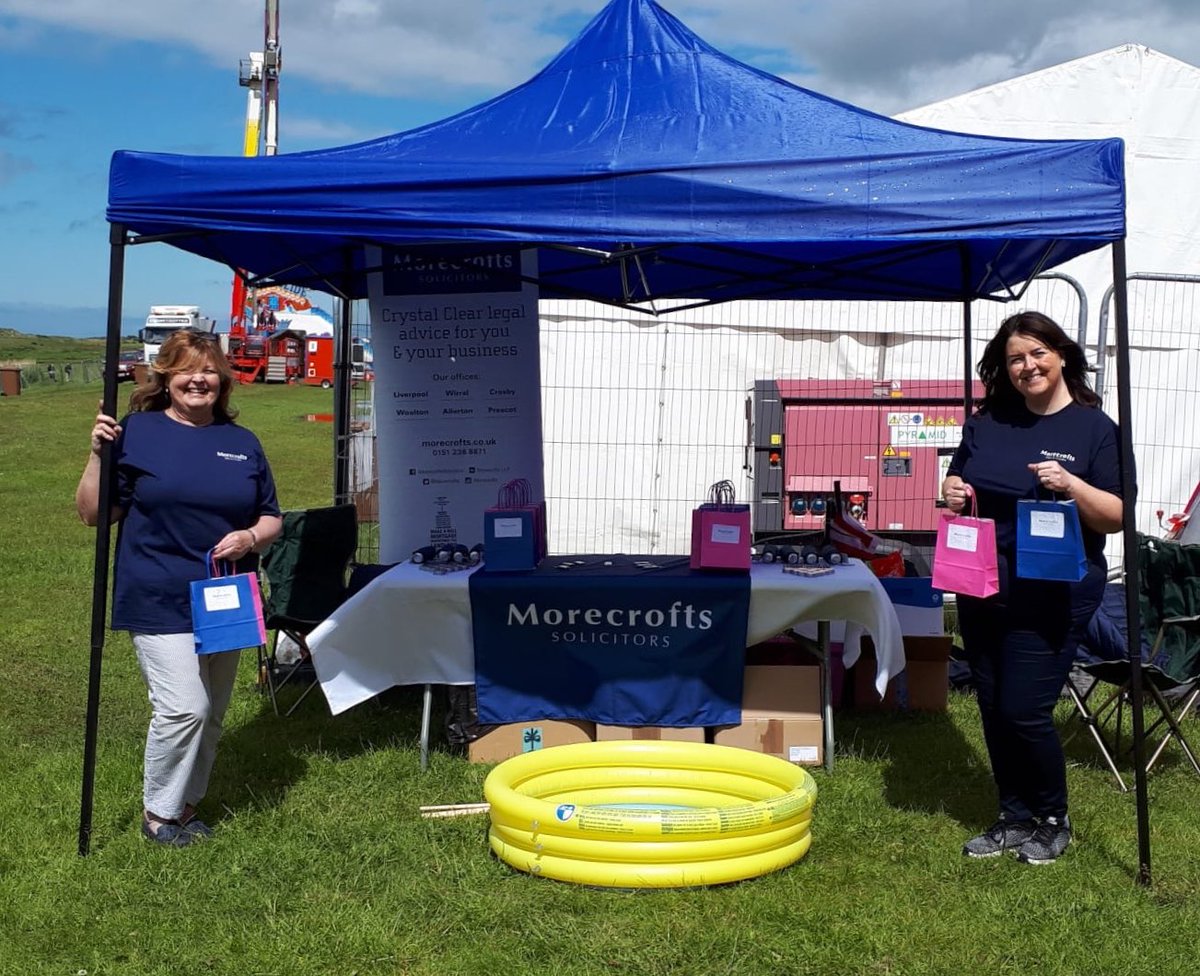 All set up and ready to go! Come and say hi to our team at the Waterloo Festival in Crosby today 👋🦆😁 #morecroftspeople #hookaduck #waterloofestival