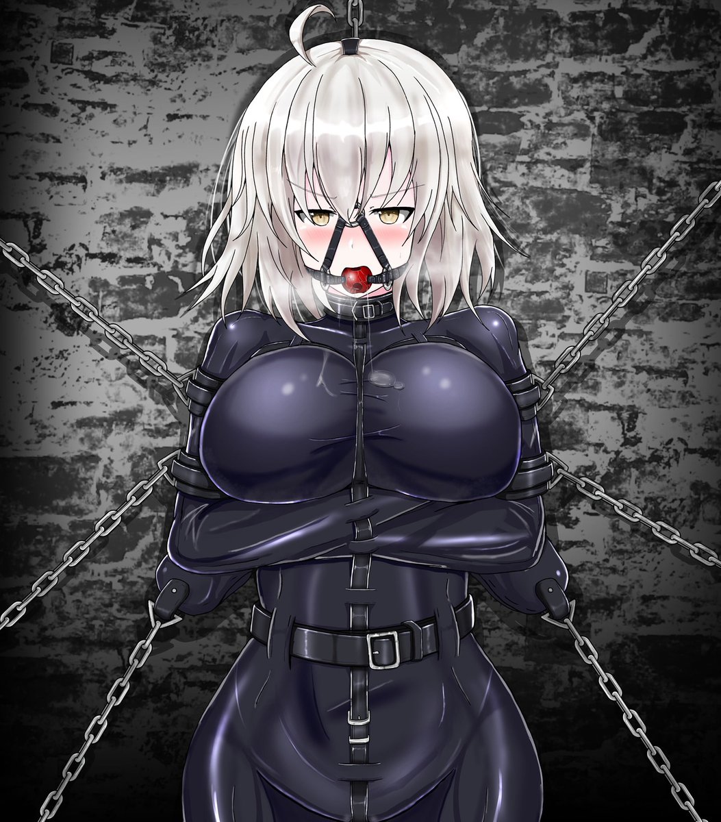 [R-18]拘束衣のオルタさんを描きました。目隠し&搾乳機装着版はpixivの方にあります。( ・∇・)
https://t.co/cZECKS4EmO 