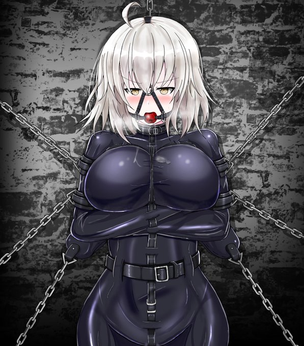 [R-18]拘束衣のオルタさんを描きました。目隠し&搾乳機装着版はpixivの方にあります。( ・∇・)
https://t.co/cZECKS4EmO 