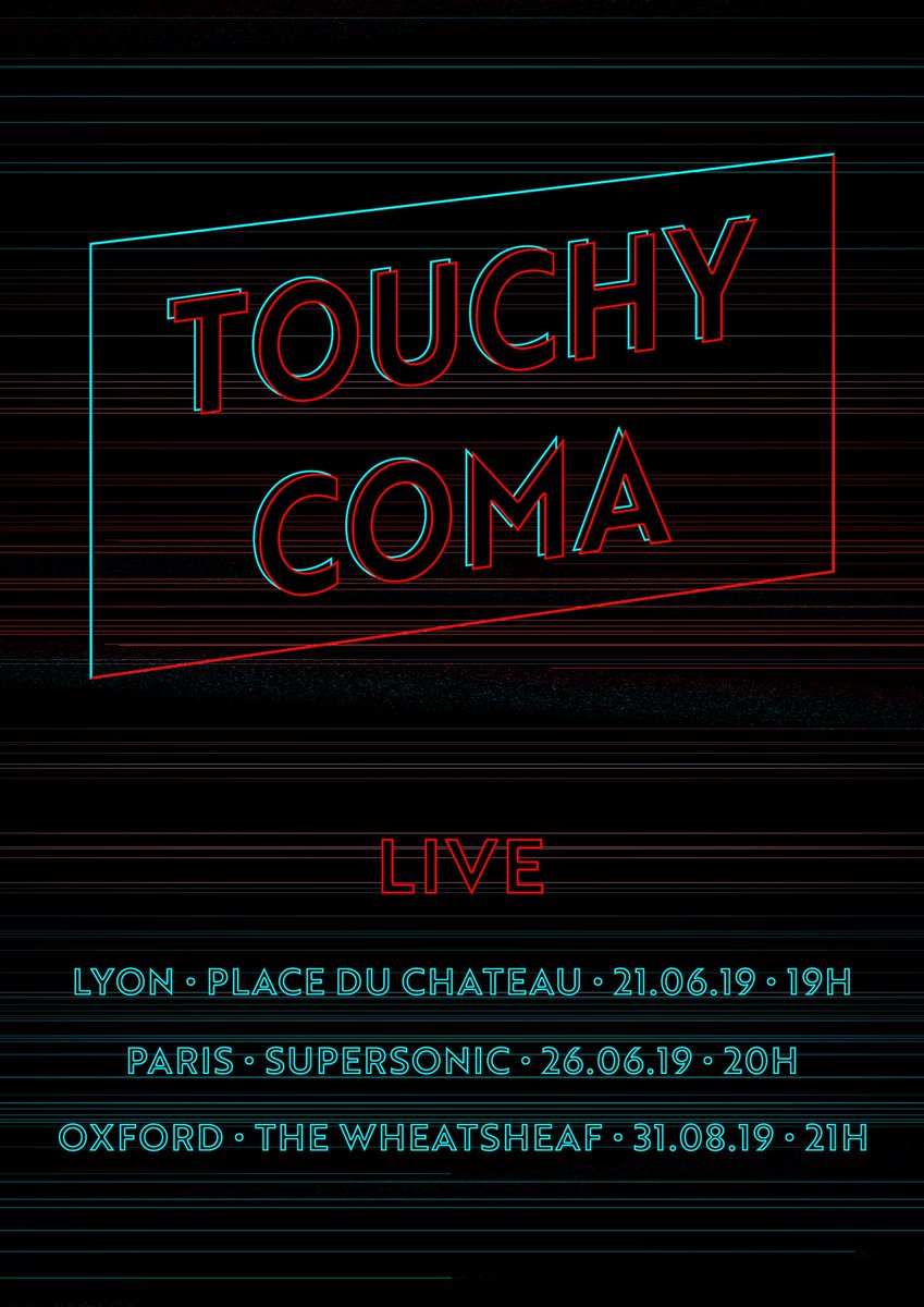 TouchyComa's tweet photo. Venez au concert :
Lyon, le 21 juin 2019
Paris, le 26 juin 2019 @SUPERSONICparis 
Oxford, le 31 août 2019 at the Wheatsheaf
© @ArnaudPedersen https://t.co/9sGPH5JP9u