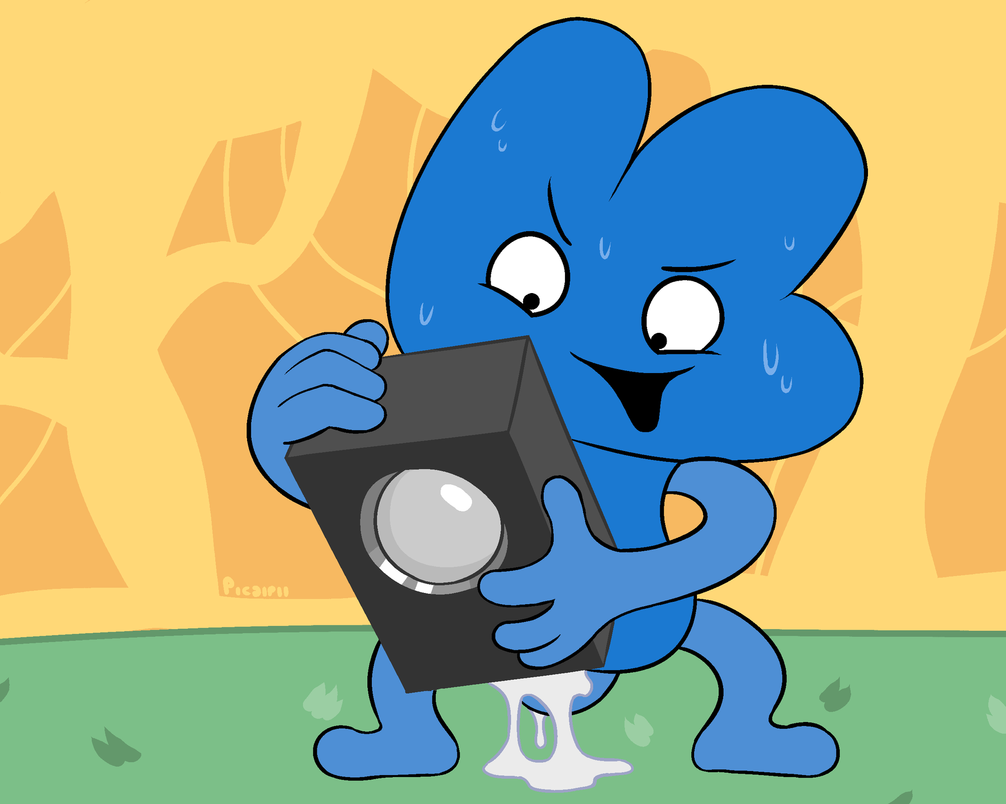 “four from bfb and the announcer from bfdi finally getting some (inter)acti...