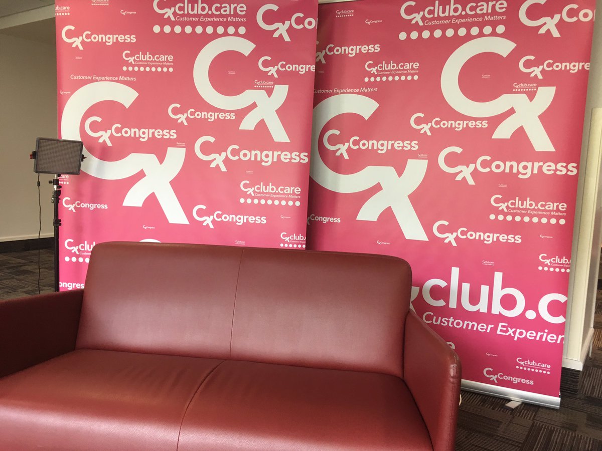 HelenTottey's tweet image. Ready for video interviews #CxCongress2019