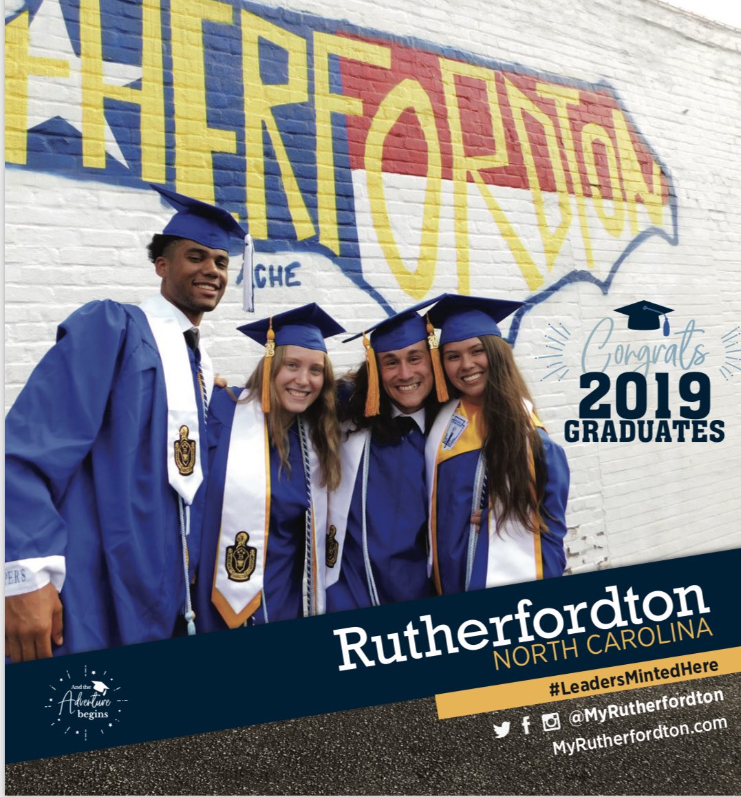 MyRutherfordton's tweet photo. Congrats to the class of 2019! May all your dreams come true & always know that your hometown is proud of you! Join us in wishing all the @RSCentralTopper class a big Congratulations #classof2019 #hilltoppers #rscentral #proud https://t.co/MkOiC499zC