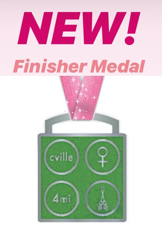 NEW! Finish for the Bling! You sweat, it sparkles! 💦 ❇️ 

#racebling #womens4miler #w4m #womensfourmiler