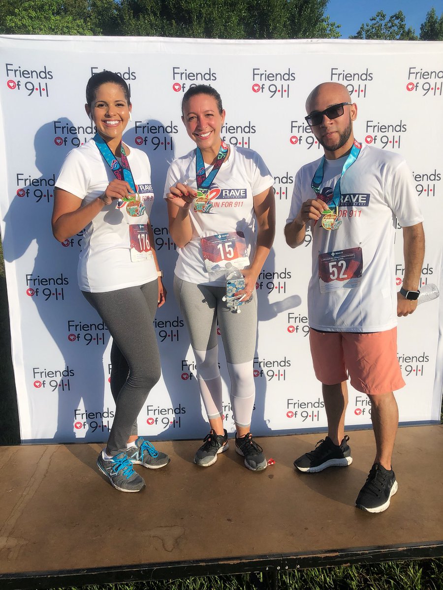 sgregory911's tweet photo. Team @RaveMSafety had a great time participating at the #RunFor911
at #NENA2019! Come visit us at booth #1207 ๐ @friendsof911 #LifeAtRave https://t.co/QmgVJau4oB